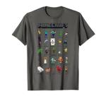 Minecraft Collage T-Shirt with Group Shot Design