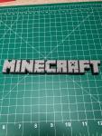 3D Printed Minecraft Logo Sign Display Fan Art Video Game