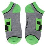 Bioworld Minecraft Character Heads 5-Pair Ankle Socks
