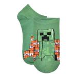 Minecraft Boys' No Show Sock, Dark, 6-8