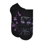 Minecraft Boys' No Show Sock, Dark, 6-8