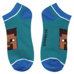 Bioworld Minecraft Character Heads 5-Pair Ankle Socks