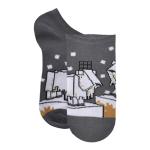Minecraft Boys' No Show Sock, Dark, 6-8