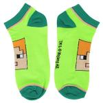 Bioworld Minecraft Character Heads 5-Pair Ankle Socks