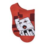 Minecraft Boys' No Show Sock, Dark, 6-8