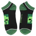 Bioworld Minecraft Character Heads 5-Pair Ankle Socks