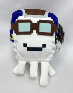 New Minecraft Happy Ghast Plush Stuffed Toy Character White Glasses