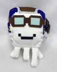 New Minecraft Happy Ghast Plush Stuffed Toy Character White Glasses