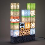 Minecraft Official Licensed Block Building Lamp 16 Customizable Light up Bloc...