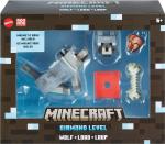 Minecraft Diamond Level Wolf Action Figure Die-Cast Game Accessories Mattel