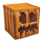 Minecraft Jack O'Lantern Block Head, Official Minecraft Costume Accessory for Kids, Single Size Costume Mask (14+)