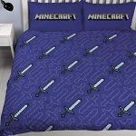 Minecraft 'Good Guys' Double Duvet Set - Large Print Design