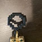 Minecraft , Super Rare Backpack Hanger, 1/54 Real Gold Fox. Read Description