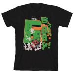 Minecraft 6th B Day Boy's Black Crew Neck Short Sleeve T-Shirt-XXL
