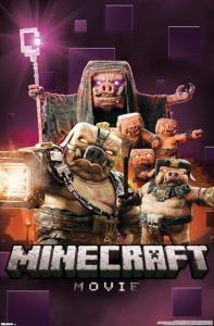 Trends International A Minecraft Movie - Hog Collage Wall Poster, 34L x 22.4W, Unframed Version