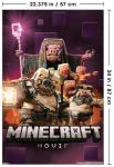 Trends International A Minecraft Movie - Hog Collage Wall Poster, 34L x 22.4W, Unframed Version