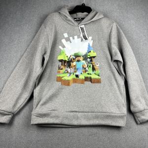 Minecraft Hoodie Youth XL Jinx Pullover Sweatshirt Gamer Mojang Block Graphic
