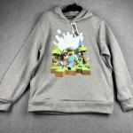Minecraft Hoodie Youth XL Jinx Pullover Sweatshirt Gamer Mojang Block Graphic