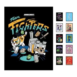 Pyramid International Minecraft (Team Fighters) Collector Print (Framed) 30cm x 40cm, Art Poster, Posters & Prints, One Size