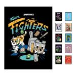 Pyramid International Minecraft (Team Fighters) Collector Print (Framed) 30cm x 40cm, Art Poster, Posters & Prints, One Size