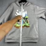 Minecraft Hoodie Youth XL Jinx Pullover Sweatshirt Gamer Mojang Block Graphic