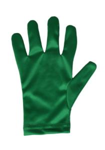 Fun Costumes Green Costume Gloves for Kids Dark Green Stretch Gloves Standard
