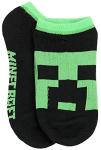 Minecraft Boy's 5 Pack Character Socks, Black, Small