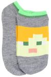 Minecraft Boy's 5 Pack Character Socks, Black, Small