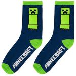 Minecraft Boys Socks Pack of 3 Creeper Multicolored 4-6
