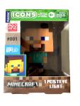 Paladone Icons Minecraft 1 Piece Steve Light