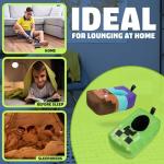 Minecraft Boys Slippers, Cozy Indoor House Shoes - Gamer Gifts for Boys (Multi, 6/7 US)