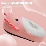 IceUnicorn Toddler Novelty Slippers Kids Cute Funny Animal House Shoes Girls Boys Christmas Plush Warm Bedroom Indoor Slipper (Axolotl, 34/35)