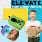 Minecraft Boys Slippers, Cozy Indoor House Shoes - Gamer Gifts for Boys (Multi, 6/7 US)