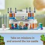 New Lego Minecraft 21186 The Ice Castle 499 Pcs Building Toy Free Shipping