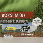 Minecraft Pop Out Creeper Boys Costume Sz Medium 8 NEW