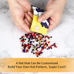 Yanscian Snapback Hat Baseball Cap Building Block for Kids & Adults Black…