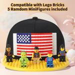 Yanscian Snapback Hat Baseball Cap Building Block for Kids & Adults Black…