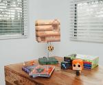Minecraft Bee Nest Block Lamp with 3D Bee