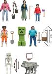 Mattel Minecraft Ultimate Movie Pack with 8 Action Figures & 8 Accessories Including 4-inch Steve & Creeper, Collectible Toy Set