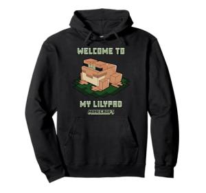Minecraft Welcome To My Lilypad Frog Resting Pullover Hoodie