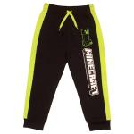 Minecraft Creeper Boys 3-Piece Bundle Set, Zip up Fashion Hoodie, Short Sleeve T-Shirt, and Jogger Sweatpants (Size 7, Grey/White/Black)