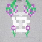 Burberry x Minecraft Poulter Monogram Motif Print Cotton Hoodie