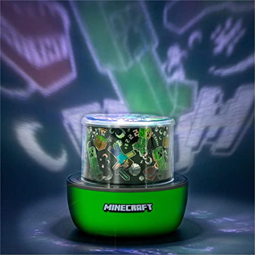 Minecraft Creeper & Steve Projector Night Light