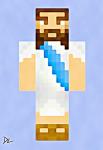 Jesus "Minecraft" Original Pop Art Print - 13 x 19 Poster