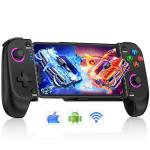 Mobile Game Controller for iphone/Android, Wireless Phone Controller with Phone Case Support, RGB Gaming Controller Support Xbox Game Pass, PlayStation, Steam Link,Minecraft PlayStation Consoles