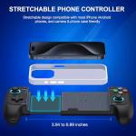 Mobile Game Controller for iphone/Android, Wireless Phone Controller with Phone Case Support, RGB Gaming Controller Support Xbox Game Pass, PlayStation, Steam Link,Minecraft PlayStation Consoles