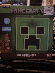 Minecraft Creeper LED neon light