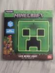 Minecraft Green Led Creeper Bright Neon Style Hanging Gaming Room Wall Fun Decor