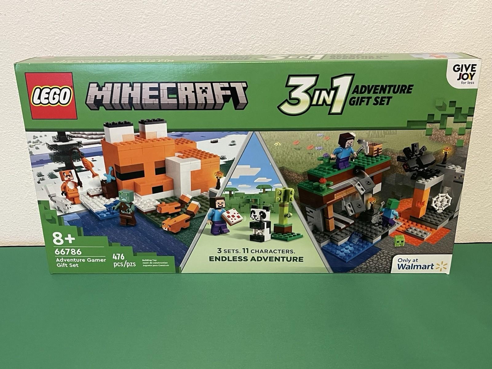 Minecraft 3-in-1 Adventure LEGO Gift Set