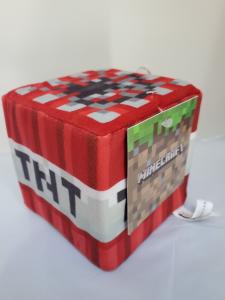 MINECRAFT 5" Microsoft Game Stuffed Animal Plush Foam TNT Block Cube Mojang